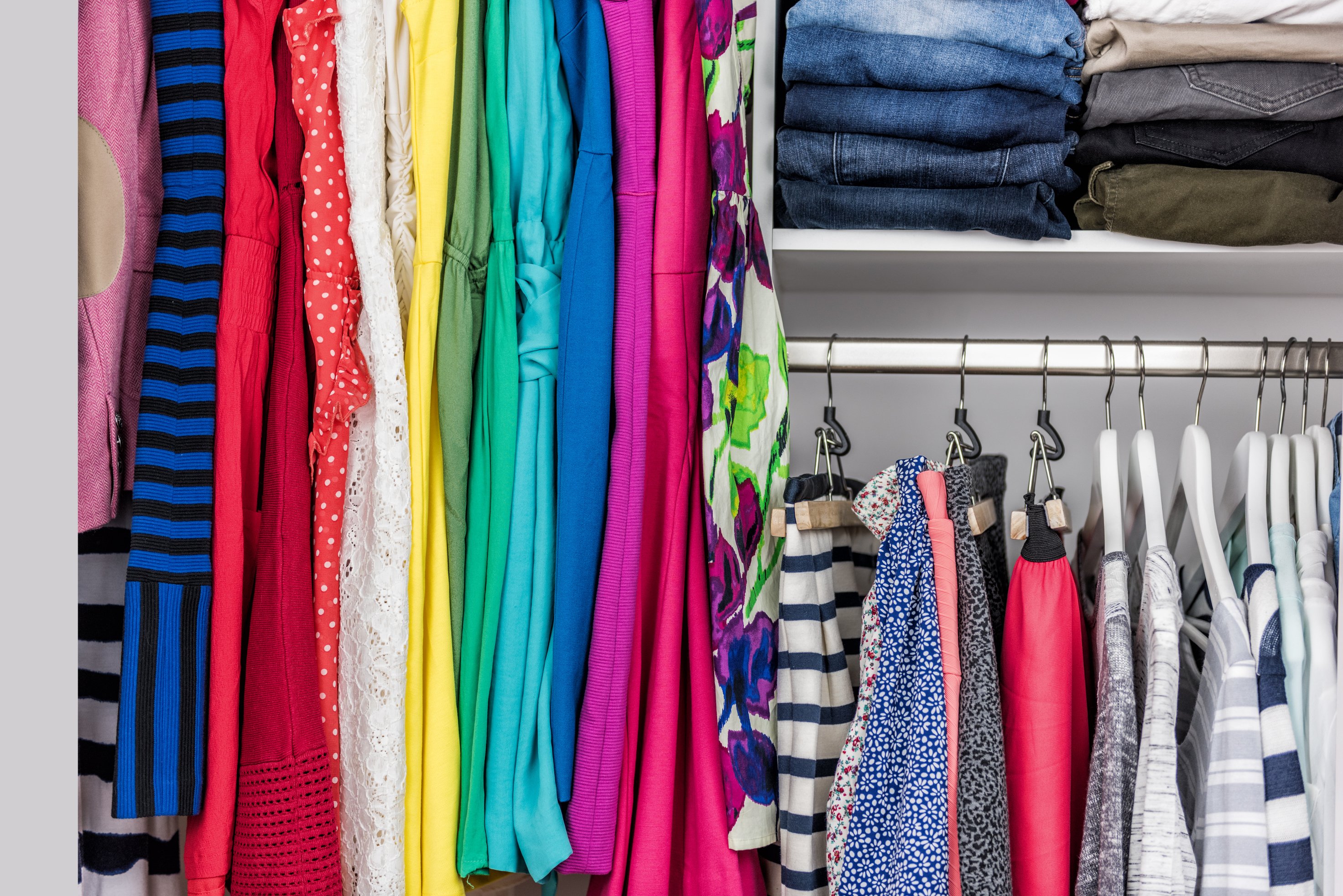 Organized Home Closet 